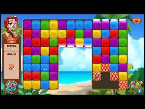 Lost Island Blast Adventure Level 386 - NO BOOSTERS 🏝️ | SKILLGAMING ✔️