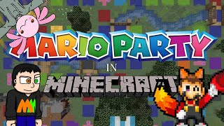 (Not) Ruining our friendships in Minecraft - Red and Friends Play Minecraft Maps - Mario Party