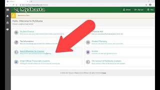 MyShasta: Search and Register for Courses