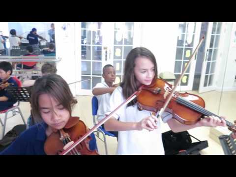 Berkeley's Middle School Orchestra - 1st Practice