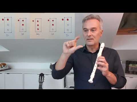 ESERCIZIO n.6 - Si La Sol La Si - Le note sul Flauto dolce