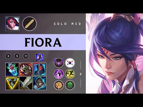 Fiora Mid vs Lissandra - KR Master Patch 26.01
