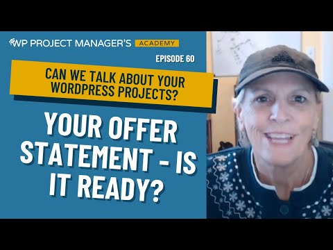 Ep. 60 - Your Offer Statement - Is Yours Ready?