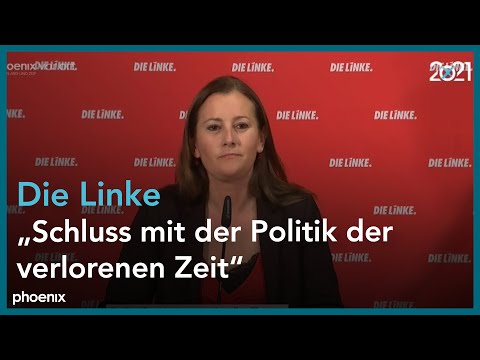 Pressekonferenz der Parteispitze der Partei DIE LINKE am 20.09.21