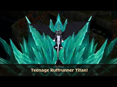 Teenage Ruffrunner ist now Titan | Dragons Rise of Berk #168