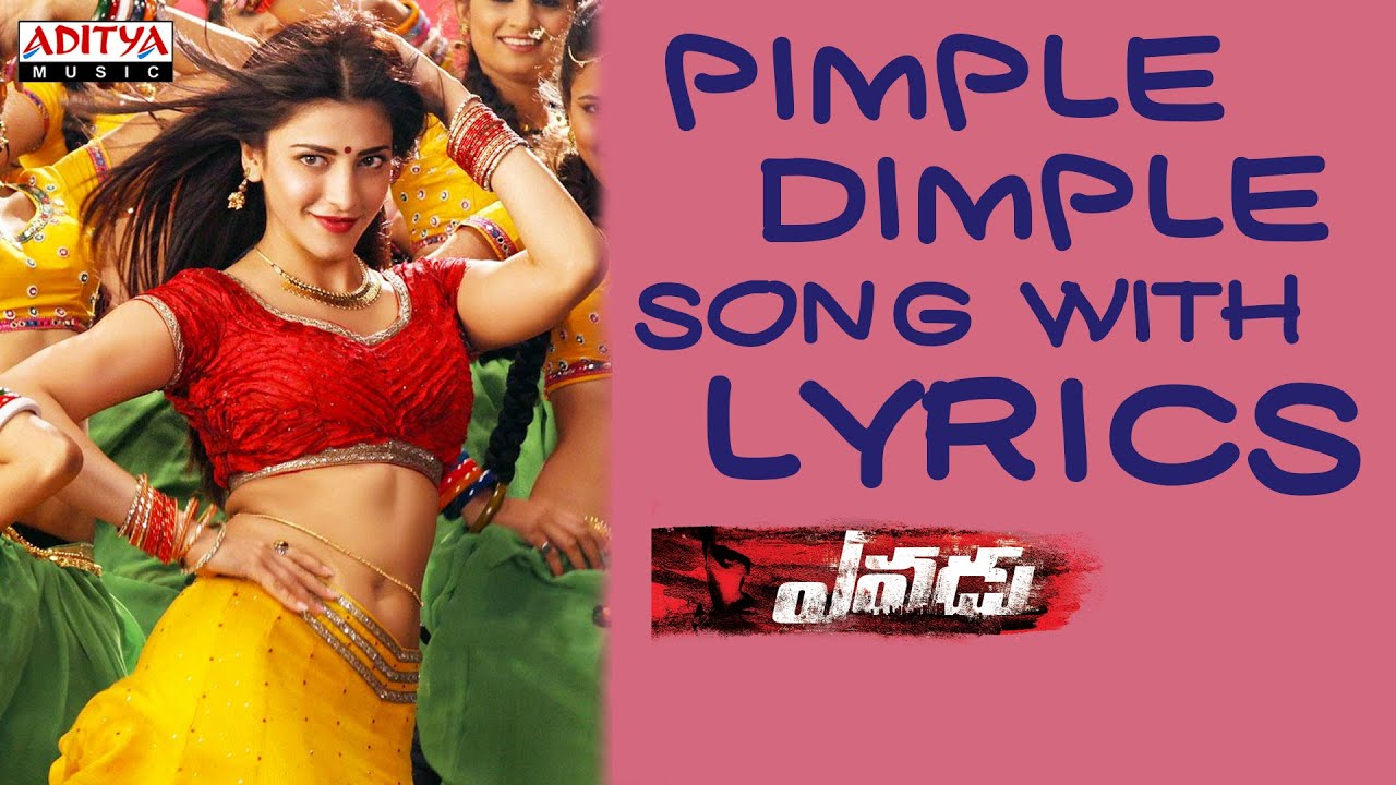 Pimple Dimple Lyrics  | Yevadu | Amy Jackson, Ram Charan Teja, Shruti Haasan | raina reddy, Sagar | Devi Sri Prasad