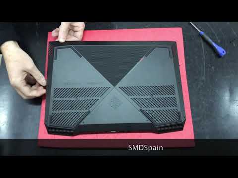 How to Upgrade M.2 SSD HDD RAM OMEN by HP 15  15-dc0007ns Disassembly
