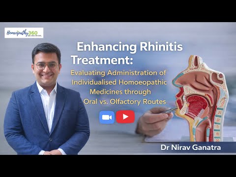 Enhancing Rhinitis Treatment | Oral vs Olfactory #homeopathy  Explained | Dr Nirav Ganatra #Rhinitis