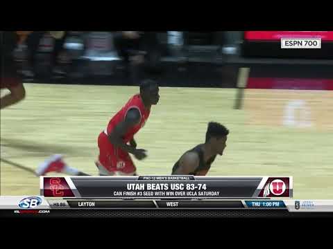 Utah throws down, hits threes in 83-74 win over USC