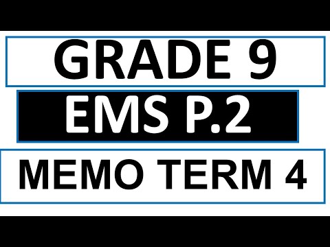 2025 EMS P.2 GRADE 9  EMS PAPER 2  MEMO TERM 4 EMS ANSWERED EMS P.2 GRADE 9 EMS NOVEMBER EXAMS
