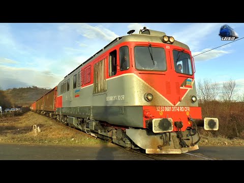 Urmărire Feroviară/Rail Chasing LDE2100 60-1317-6 in Defileul Crișului Negru Canyon 07 December 2020