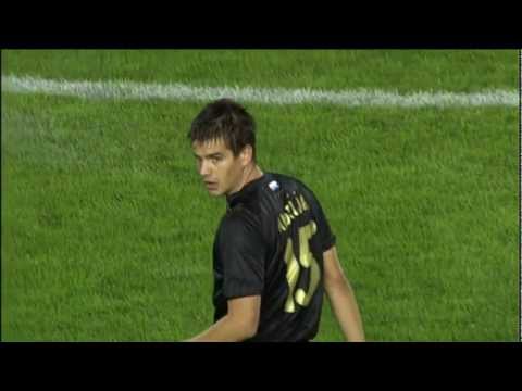 La Liga | Gol de Kaluderović (0-1) en el Las Palmas - Racing Santander | 18-10-2012 | Ronda 3