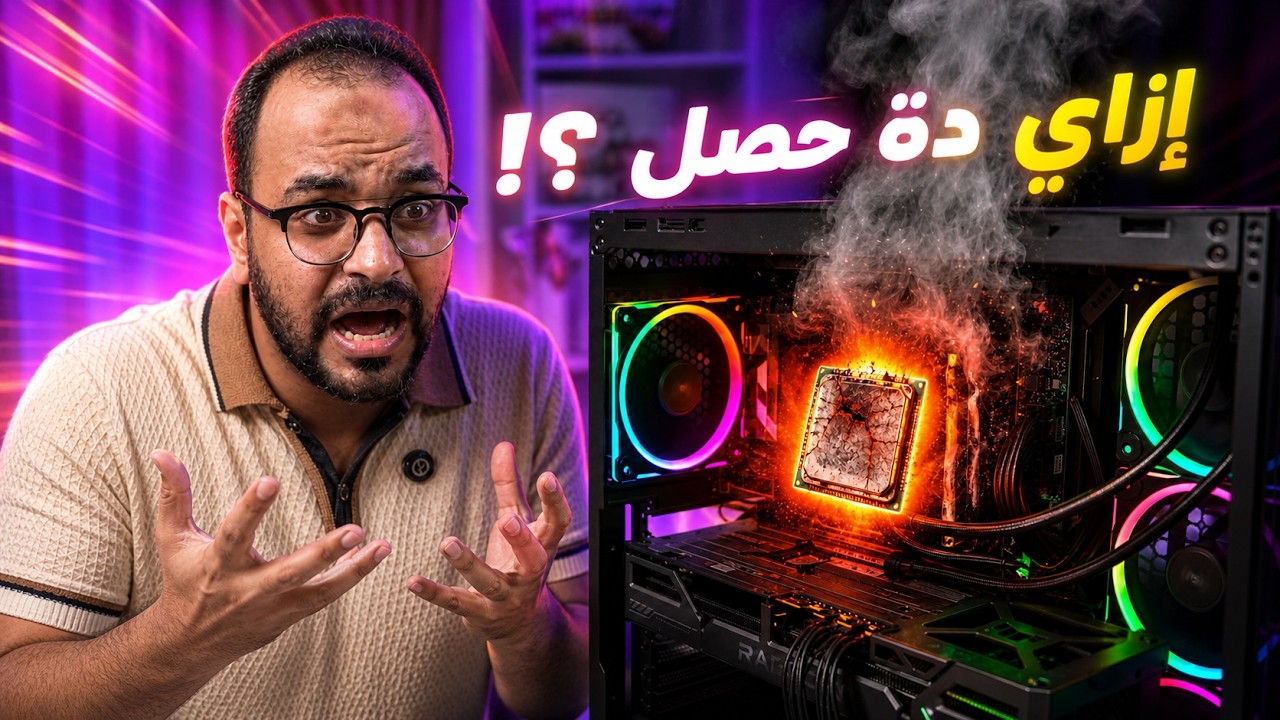 غلطة وانا بركب المبرد كانت هتحرق معالج بـ 20 ألف جنيه !! المشكلة كاملة وحلها ال?