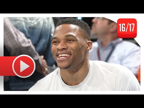 Russell Westbrook Triple-Double Highlights vs Sixers (2017.03.22) - 18 Pts, 14 Ast, 11 Reb