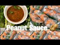 HOW TO MAKE THE EASY AND YUMMY PEANUT SAUCE FOR VIETNAMESE SPRING ROLLS OR (GỞI CUỐN)