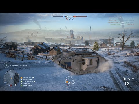 Battlefield 1: Conquest Gameplay [4K] - Tsaritsyn