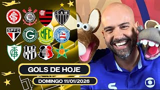 ⚽️TODOS OS GOLS DESTE DOMINGO 11/01/2026 GOLS DOS ESTADUAIS , GOLS DE HOJE, GOLS DA RODADA(COMPLETO)