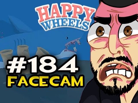 Happy Wheels w/Nova Ep.184 FACECAM - THATS A SHARK OMG