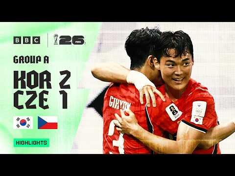 South Korea 2-1 Czech Republic 🇰🇷 🇨🇿 | 2026 FIFA World Cup Highlights | Group A