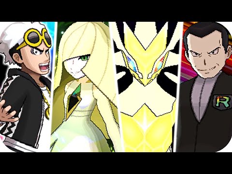 Pokémon Ultra Sun & Ultra Moon - All Ultra Bosses Battles (HQ)