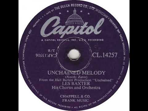 UK New Entry 1955 (56) Les Baxter, His Chorus & Orchestra - Unchained Melody