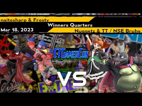 CT Gamercon 6 W.Quarters - naitosharp & Frosty vs Nuggetz & NSE | Bruho - SSBU Ultimate Tournament