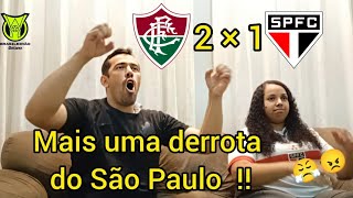 React Reações Fluminense 2 x 1 São Paulo / Família Rivalidade.