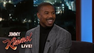 Michael B. Jordan on Creed 2, Sylvester Stallone & Roy Jones Jr. video