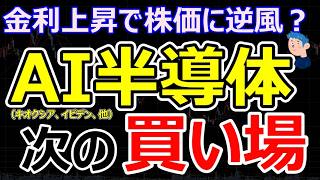 金利上昇が与えるAI半導体株への影響。9月日銀利上げ観測で株が売られる中、海外投資家はキオクシア、イビデンなど日本のAI半導体株の買い場を探ってる？