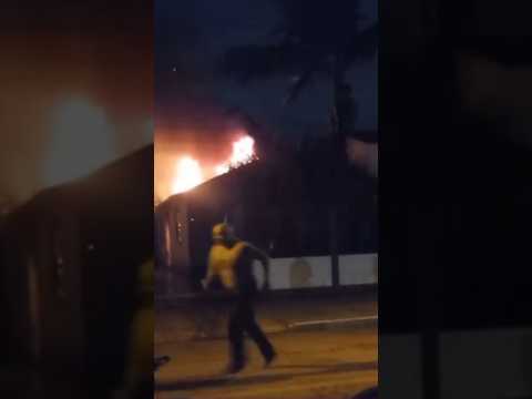 FOGO EM RESIDÊNCIA NA SANTA RITA EM GUAIBA RS