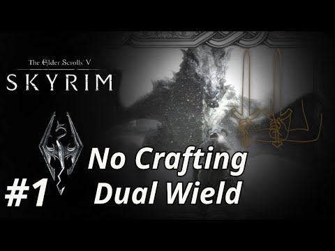 Skyrim Dual Wield No Crafting #1 | Legendary Vanilla No Mods | Anniversary Edition