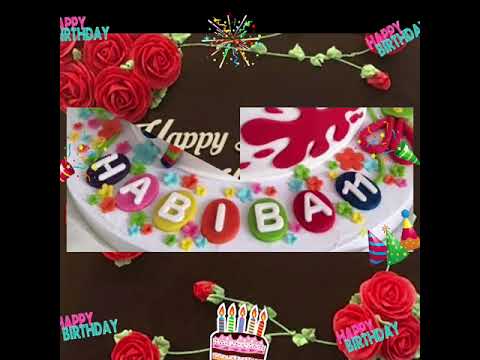 #happy #Birthday #Habiba #ummehabiba #Birthday #cake #happybirthdaytoyou  #Birthdaywishes ❤🎂🎈🎁
