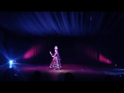 GOA TRIBAL FEST 2016 Rajasthani fusion dance by french dancer AURORA