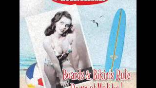 THE HOLLYBERRIES Boards & Bikinis Rule Down at Malibu SURF CITY USA