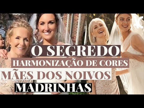 Vestidos para Mãe dos Noivos | Escolha das Cores