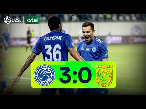 Superliga 13-tur. Navbahor - OKMK bahsida kiritilgan gollar va xavfli vaziyatlar (Highlights)