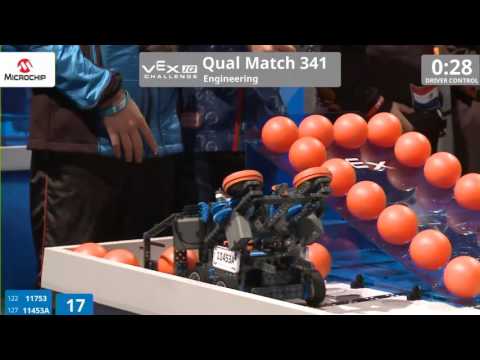 VEX Worlds 2016 - VEXIQ Elementary School - Engineering - Qual 341 (11753 11453A) 59