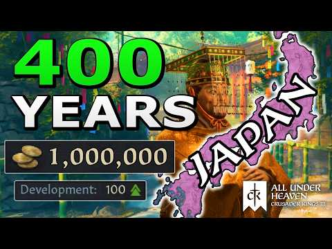 I played TALL in Japan for 400 YEARS then Colonized all of ASIA in CK3