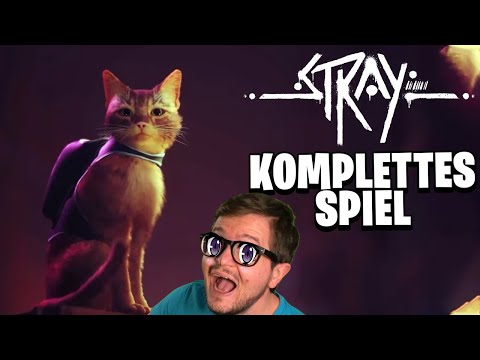 Das SÜßESTE SPIEL als KATZE 🐱 Komplett bis zum Ende | Stray Full Game Deutsch
