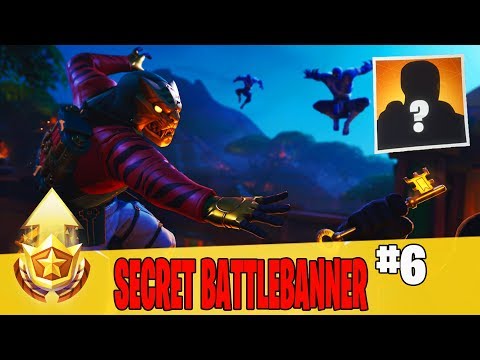 Secret Battle Banner in Week 6 Location Guide in Fortnite // FREE Battle Pass Banner in Season 8