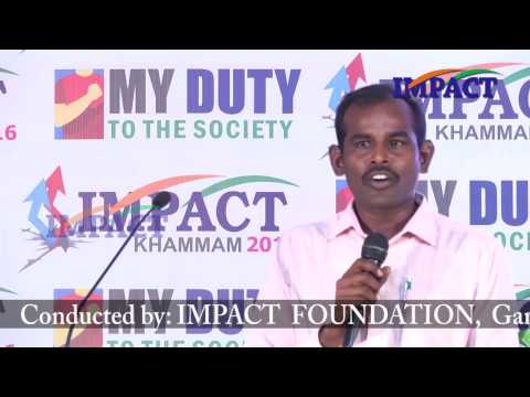 Goal|Naresh|TELUGU IMPACT Khammam 2016