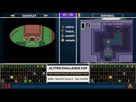 ALttPR Challenge Cup: Round 2 Game 2 - dataplet01 vs. Xirtanul