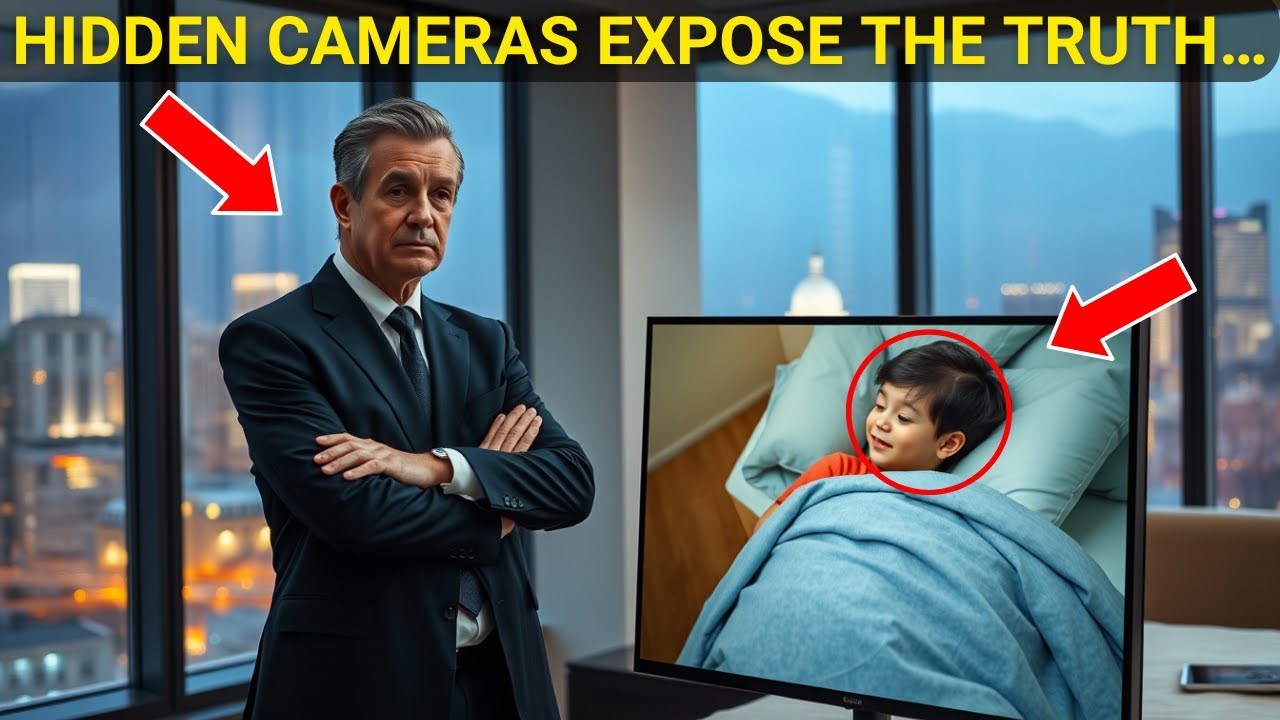 Millionaire Installs Camera to Watch Nanny for Sick Son—What He Sees Leaves Him Shocked!