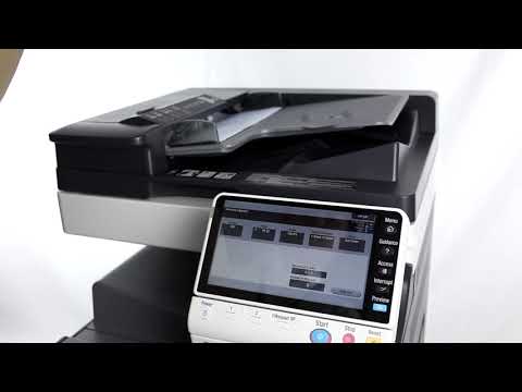 How To Copy Security using copier machine konica minolta bizhub step by step