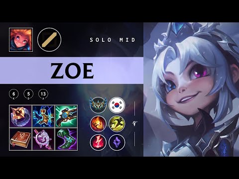 Zoe Mid vs Graves - KR Challenger Patch 25.24