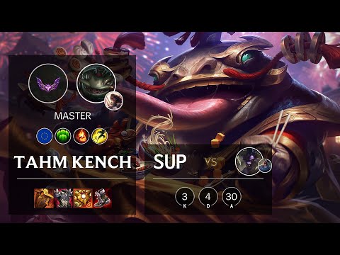 Tahm Kench Support vs Alistar - EUW Master Patch 12.5