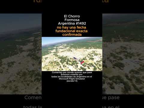 El Chorro, Formosa desde el Microsoft Flight Simulator #elchorro #formosa #msfs #argentina