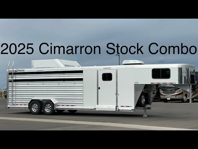 Preview image of 2025 Cimarron Lonestar Gooseneck Stock Combo Dual Door Front tack youtube video