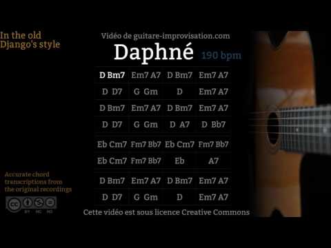 Daphné (190 bpm) - Gypsy jazz Backing track / Jazz manouche