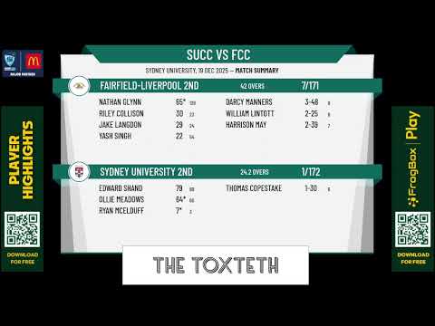 Sydney University 2nd v Fairfield-Liverpool 2nd